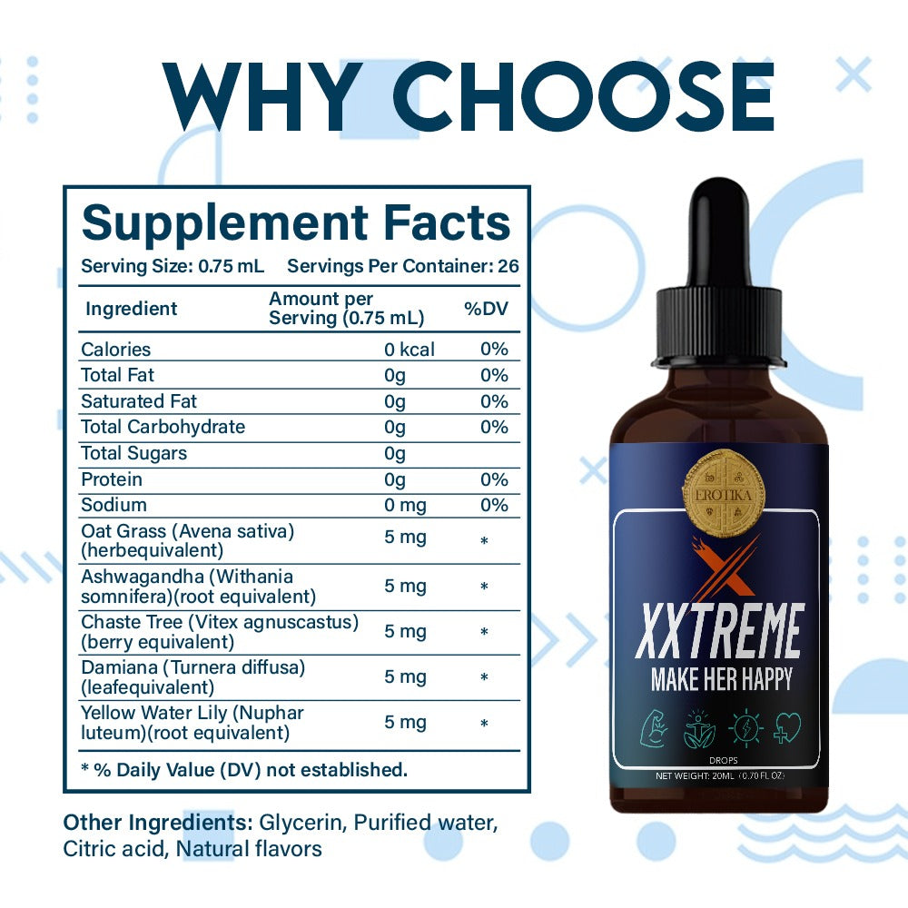 XXTREME Drops | Botanical Wellness Blend (30ml)
