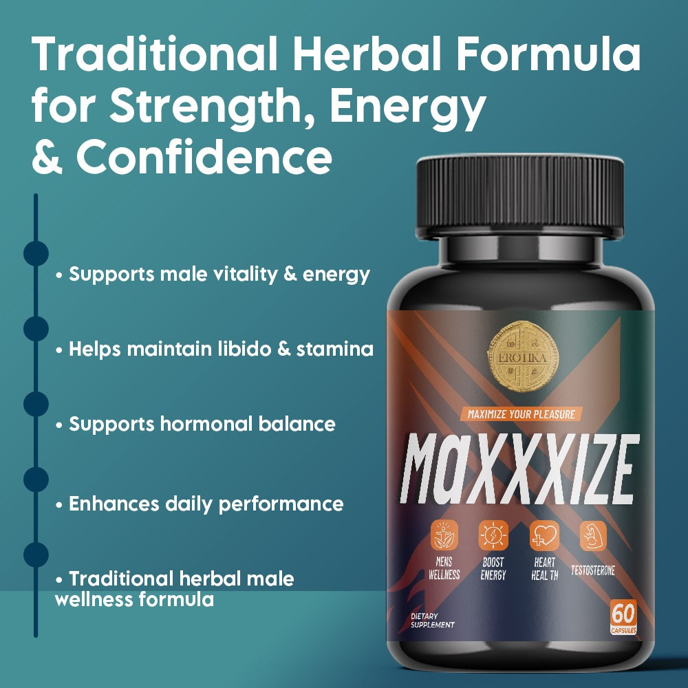 MAXXXIZE | Daily Testosterone & Energy Support Capsules